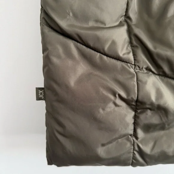 Vintage Jacob Connexion Olive Quilted Vest - Picture 5 of 9